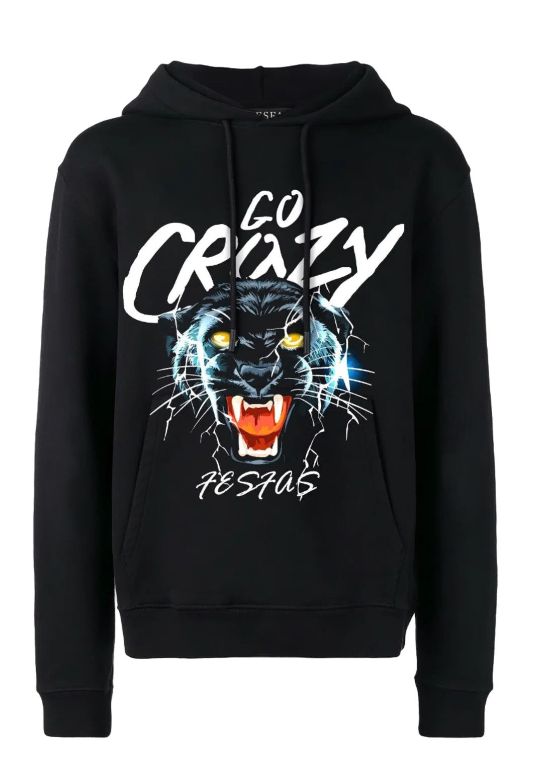 Áo hoodie FesFas in hình báo đen