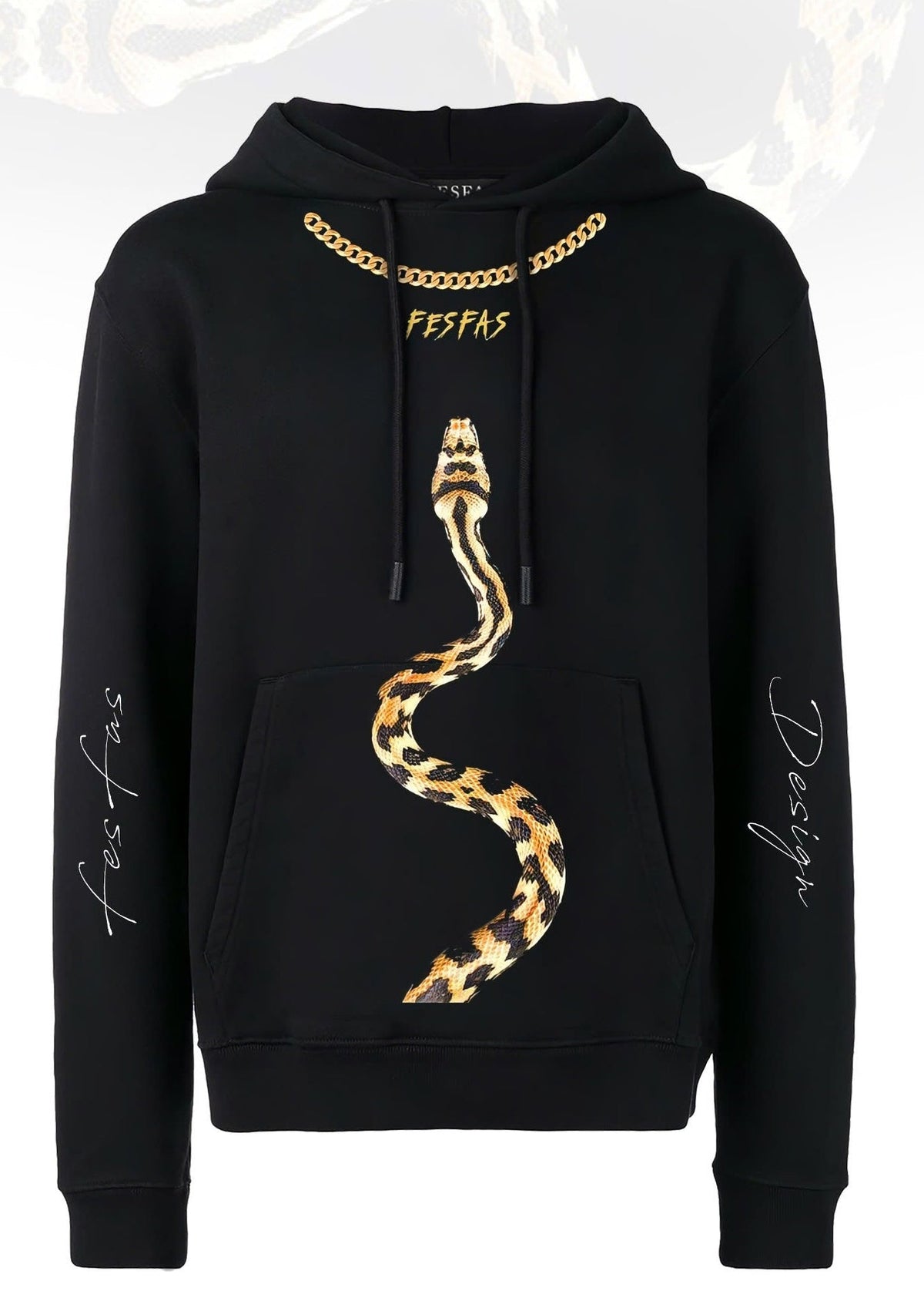 Áo hoodie FesFas in hình rắn