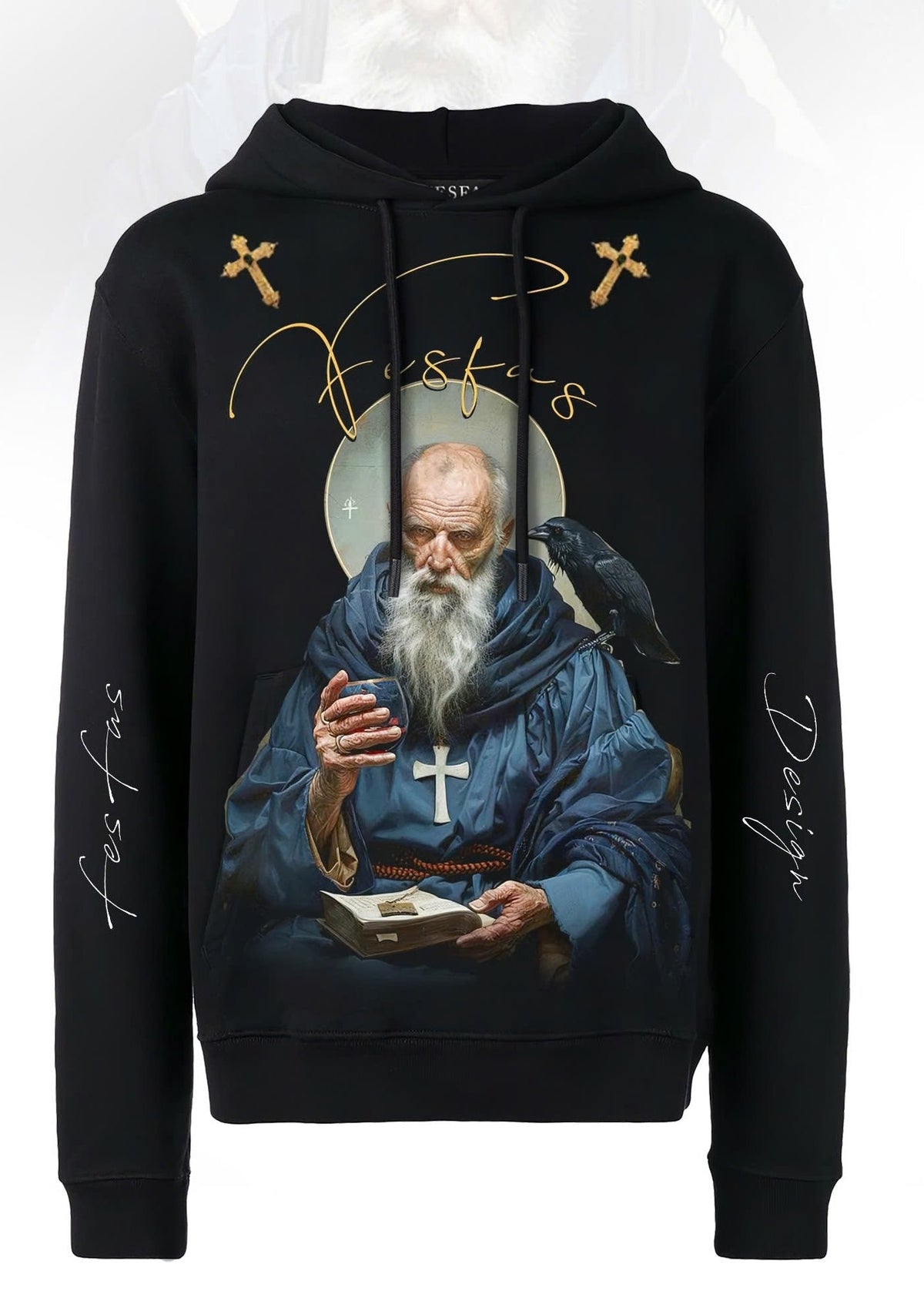 Áo hoodie FesFas in hình tu sĩ