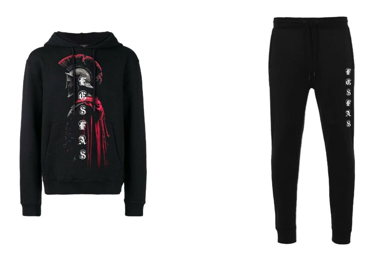 Bộ hoodie FesFas in hình đấu sĩ