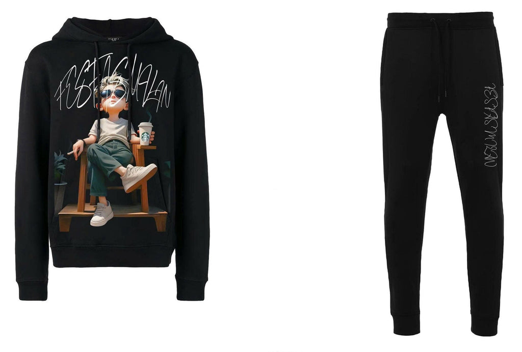 Bộ hoodie FesFas in hình chàng trai