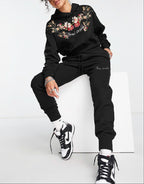 Áo hoodie FesFas in hình hoa