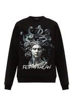 Bộ áo nỉ cổ tròn FesFas in hình medusa