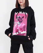 Bộ hoodie FesFas in hình báo đen