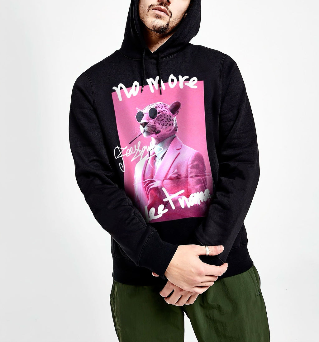 Bộ hoodie FesFas in hình báo đen