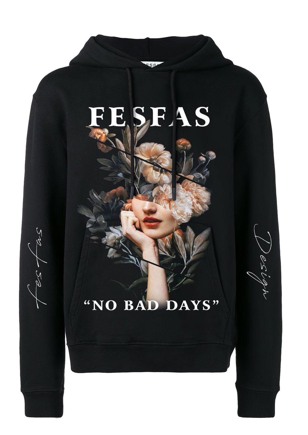 Áo hoodie FesFas in hình hoa