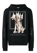 Áo hoodie FesFas in hình headed chó