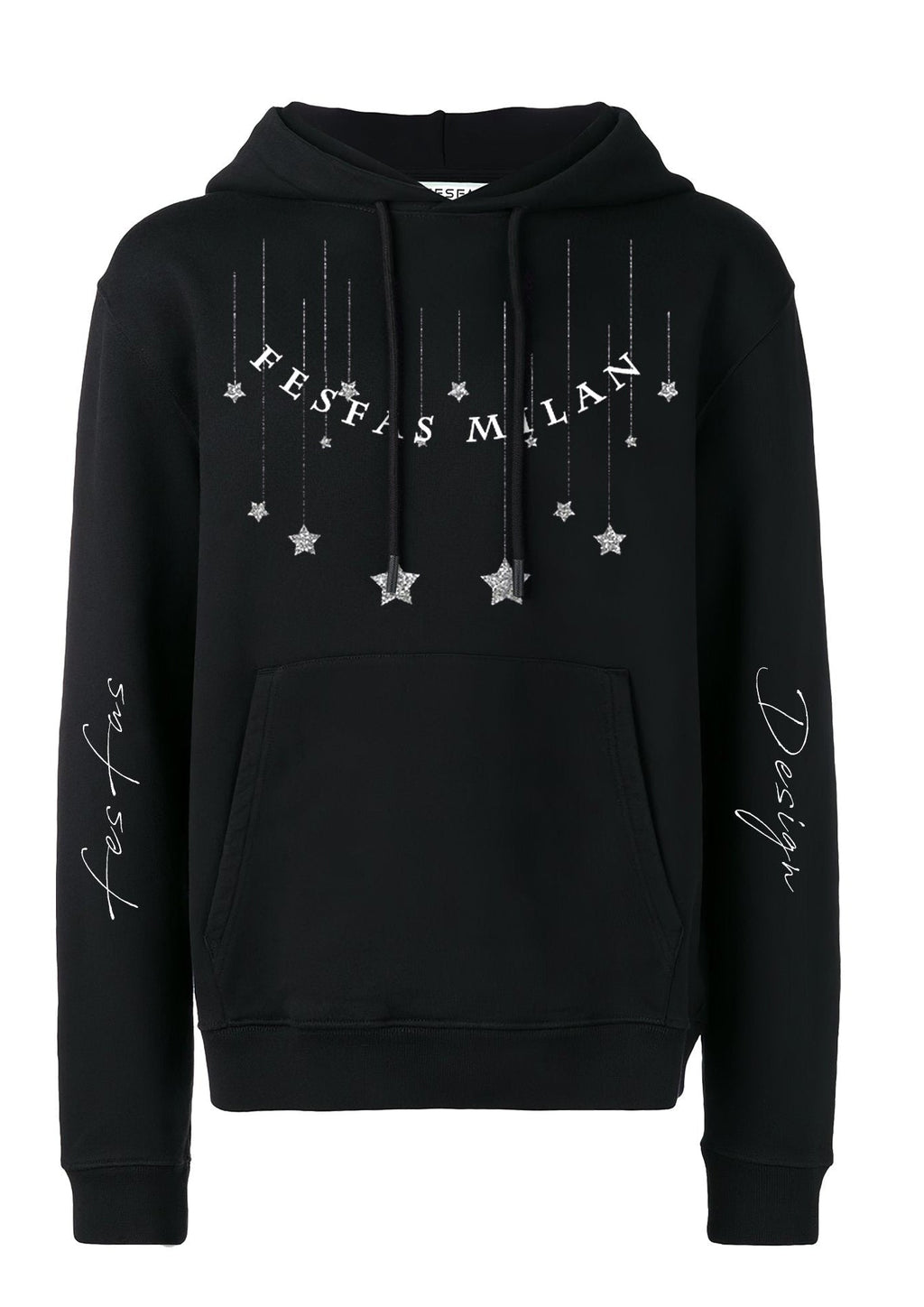Áo hoodie FesFas in hình sparkling những vì sao