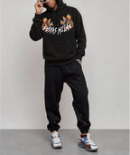 Áo hoodie FesFas in hình phượng hoàng lửa