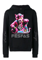 Áo hoodie FesFas in hình hồng mèo