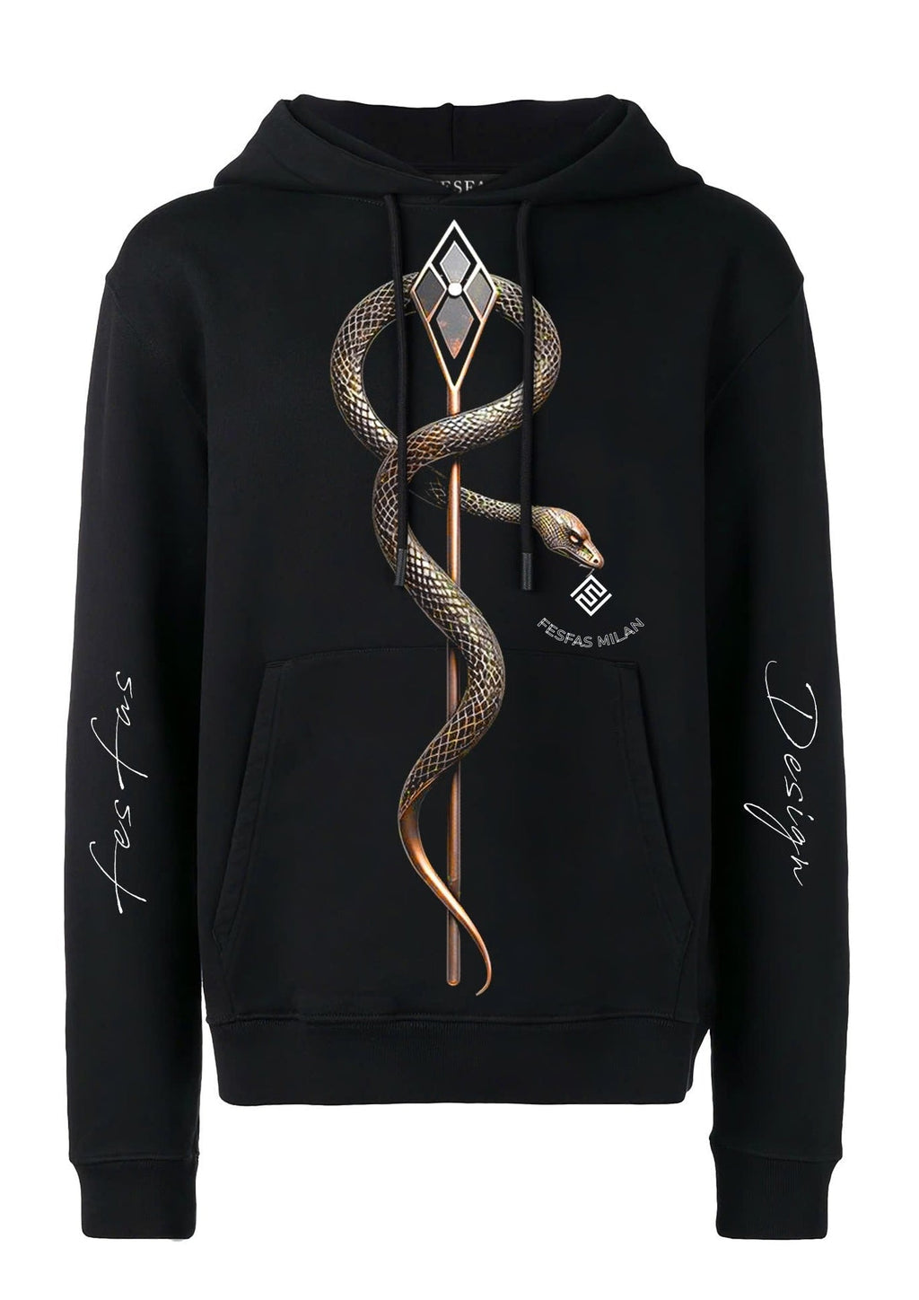 Áo hoodie FesFas in hình rắn