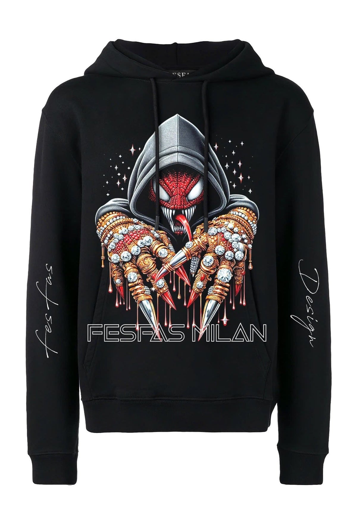 Áo hoodie FesFas in hình venom