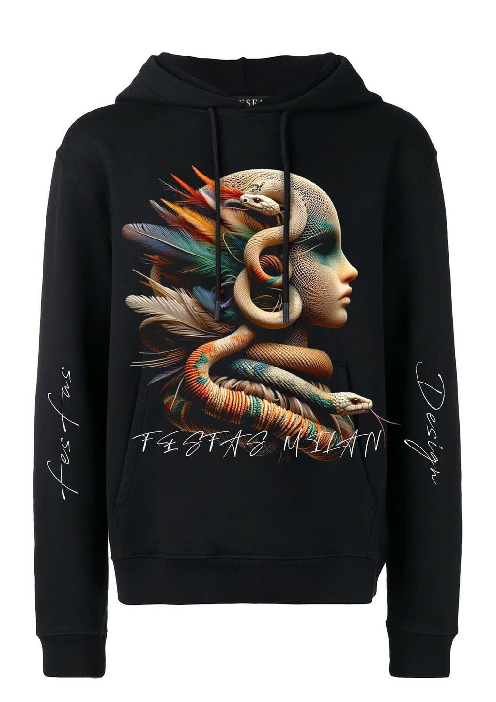 Áo hoodie FesFas in hình rắn