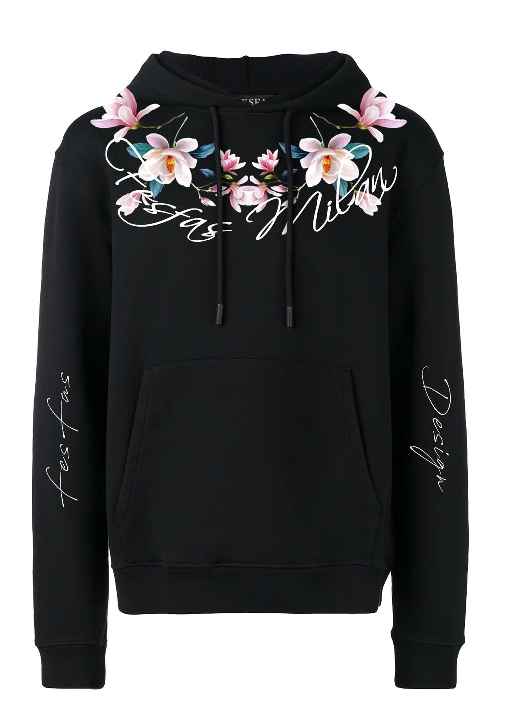 Áo hoodie FesFas in hình hoa
