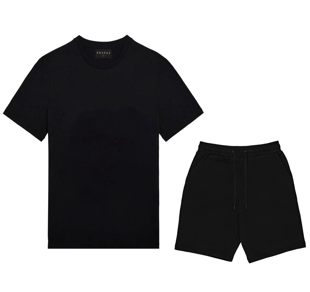 FesFas | Bộ T-Shirt | Nam | Màu Đen