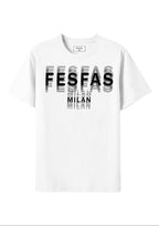 Áo thun FesFas in hình họa tiết | Trắng | Nam
