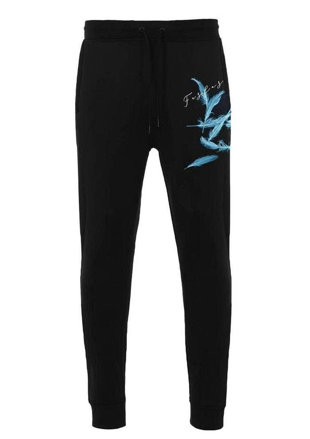 Bộ hoodie FesFas in hình lông vũ