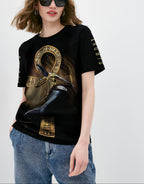 Áo thun FesFas in hình anubis