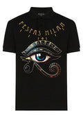 Áo polo FesFas in hình Mắt thần Horus