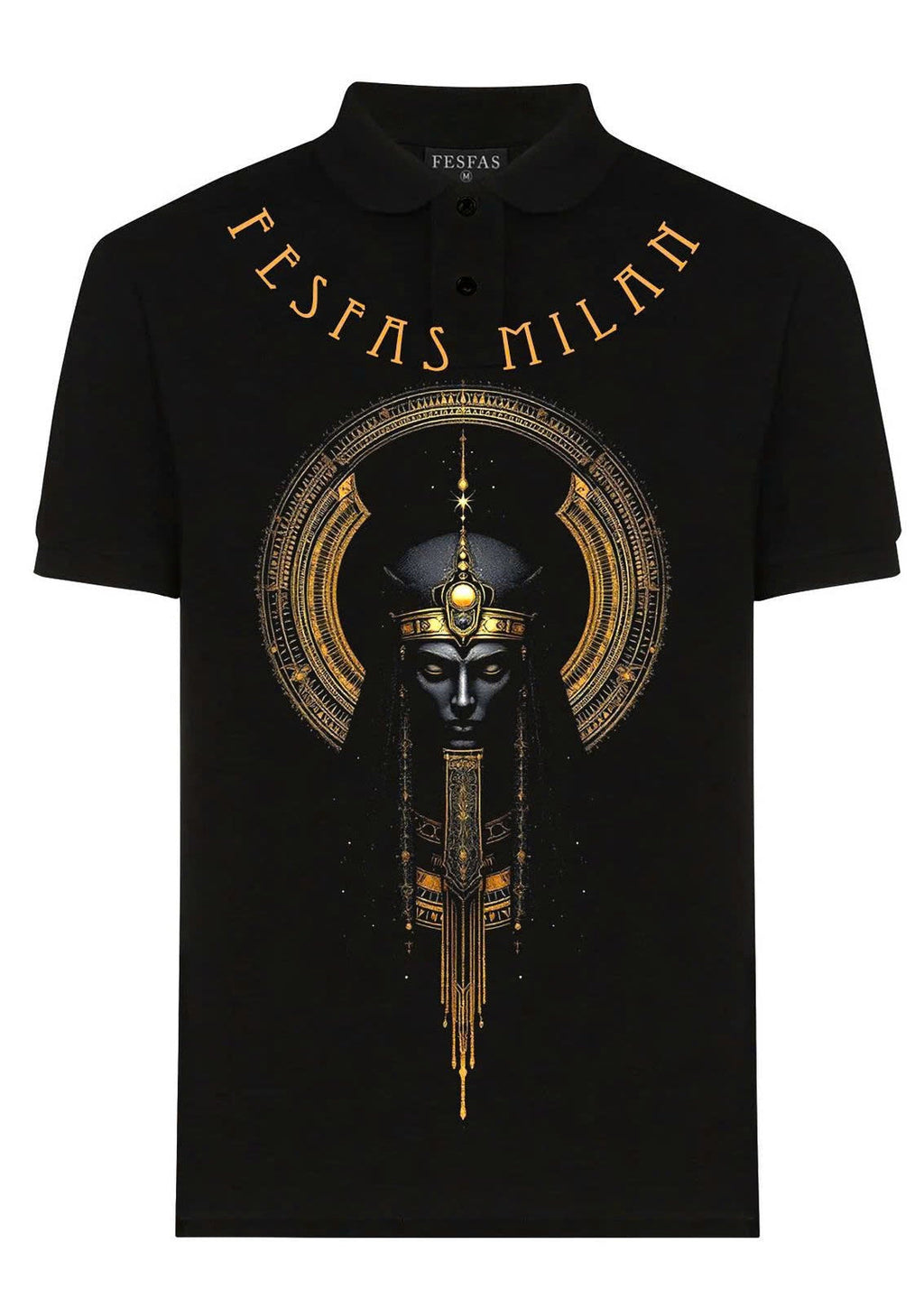 Áo polo FesFas in hình pharaoh
