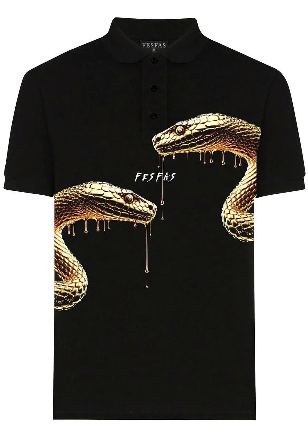 Áo polo FesFas in hình rắn