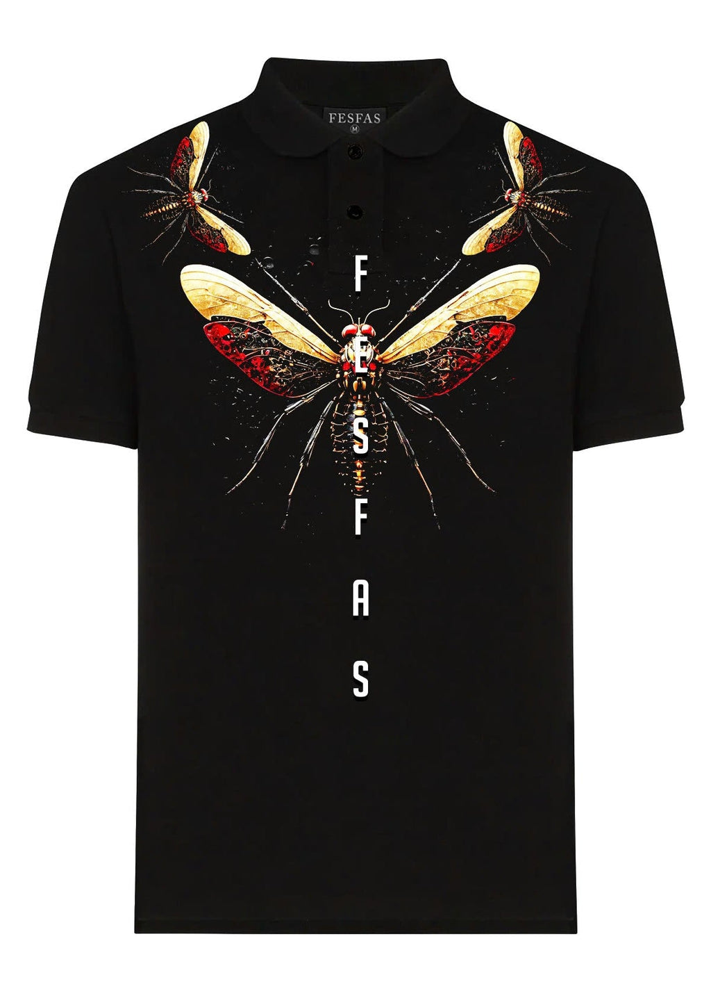 Áo polo FesFas in hình ruồi