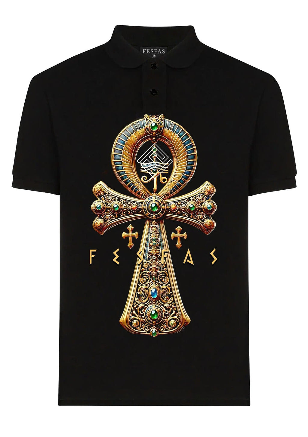 Áo polo FesFas in hình ankh