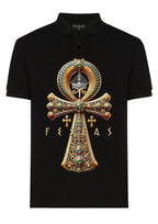 Áo polo FesFas in hình ankh