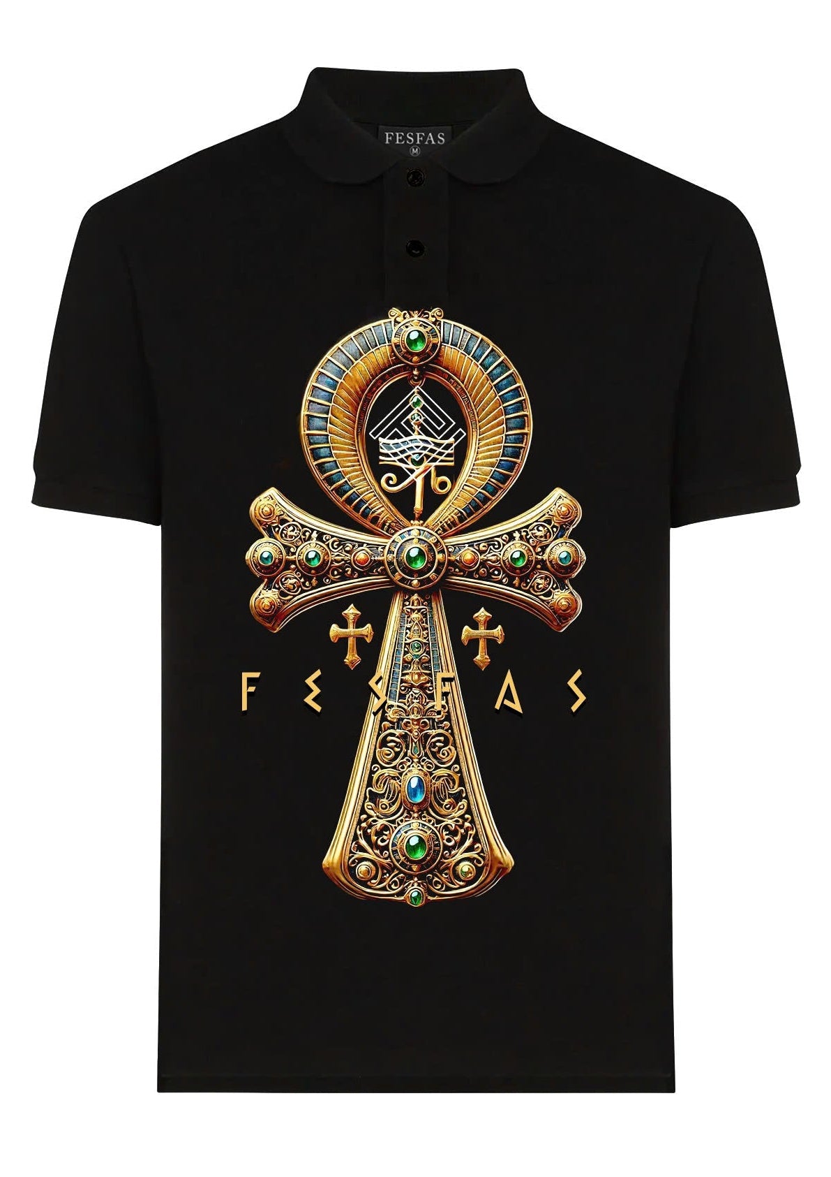 Áo polo FesFas in hình ankh