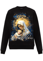 Áo nỉ cổ tròn FesFas in hình maria