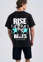 FesFas hiphop-print | Áo Thun | Nam | Màu Đen