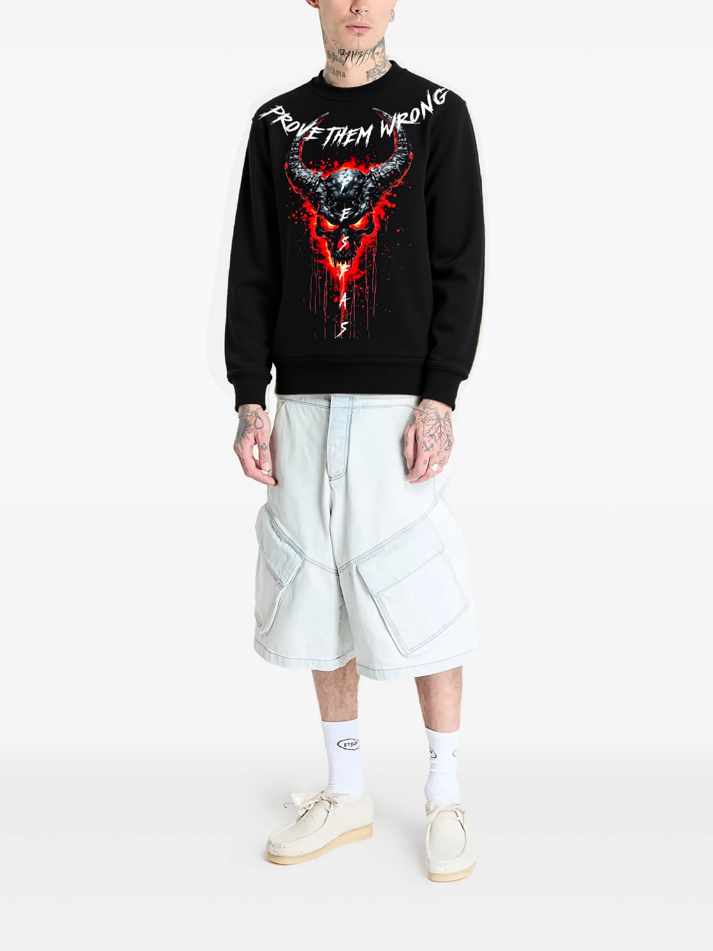 FesFas skull-print Sweatshirt | Black | Men