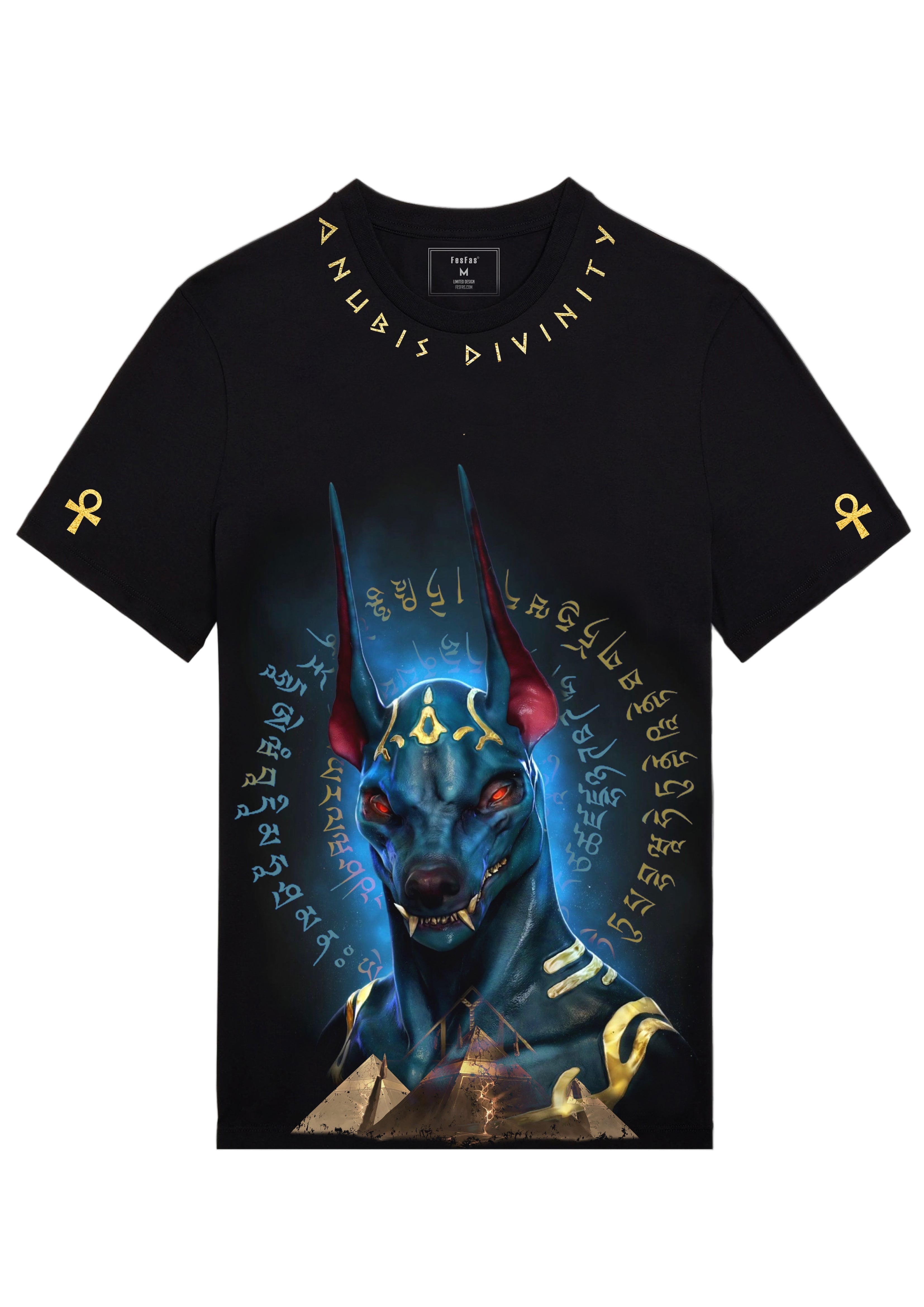Áo thun FesFas in hình anubis