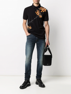 Áo polo FesFas in hình hoa