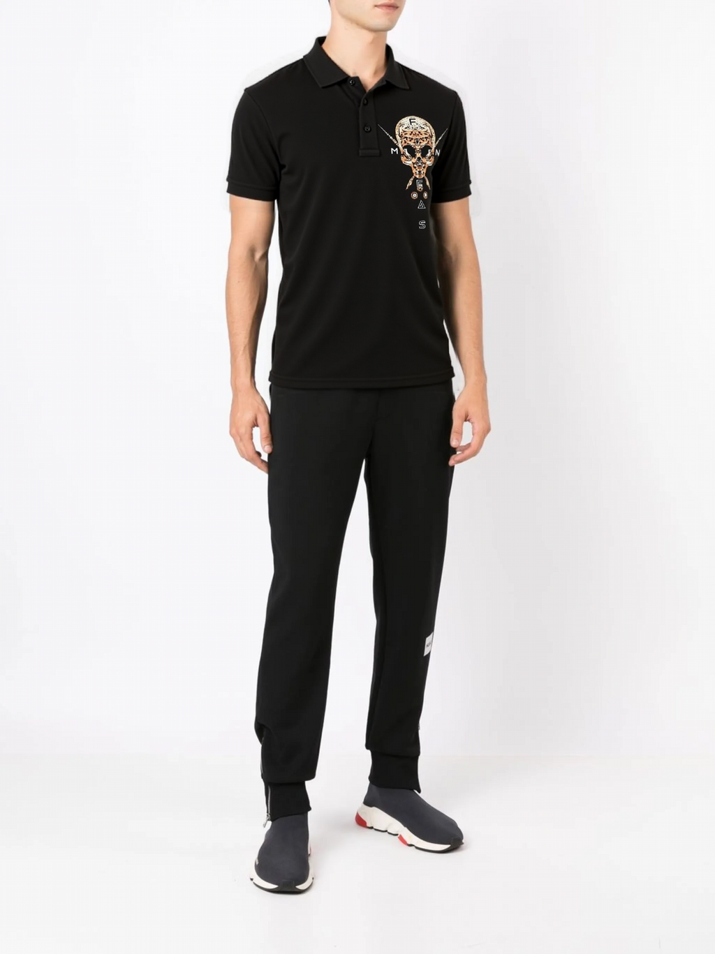Áo polo FesFas in hình đầu lâu