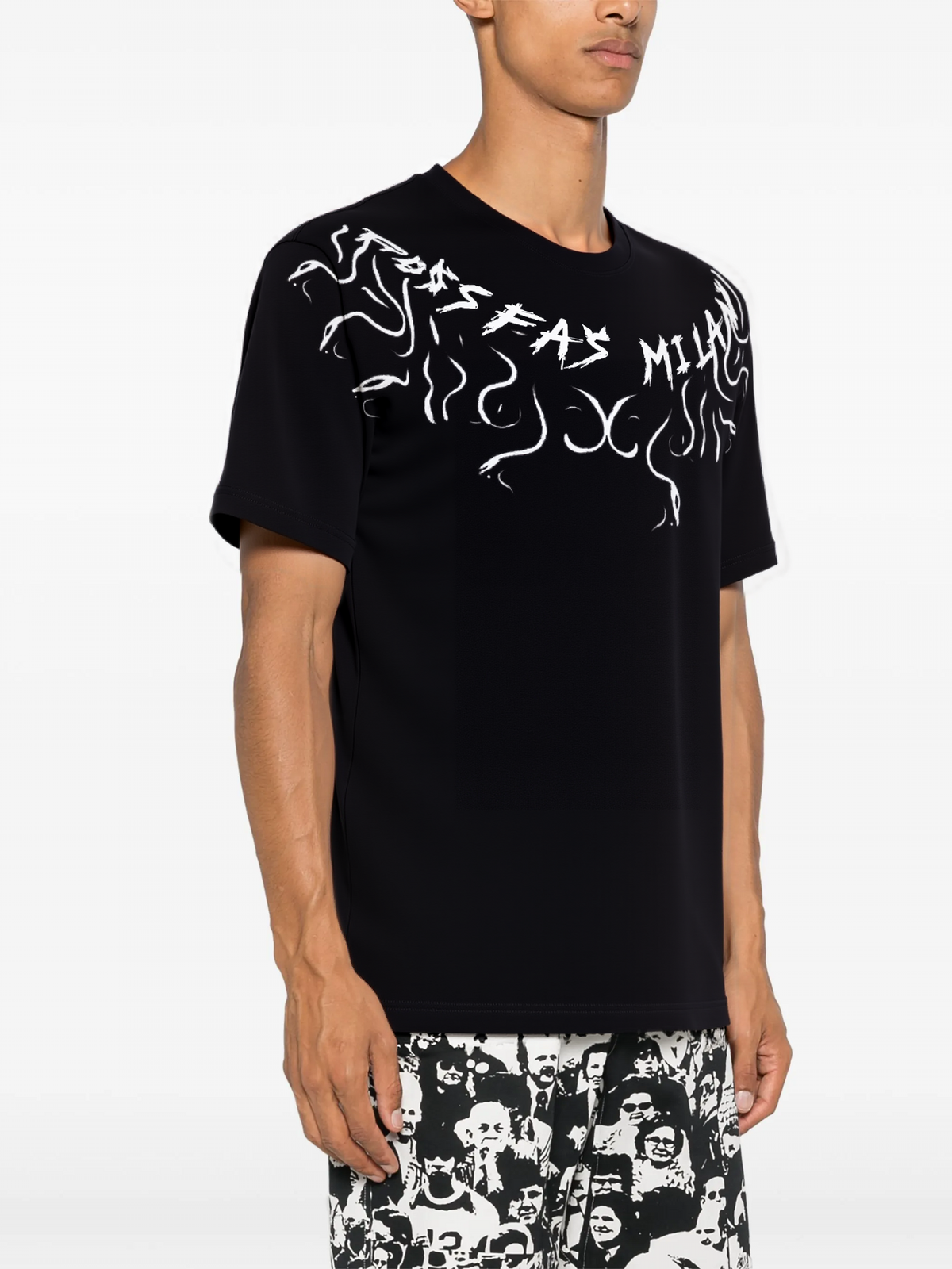 FesFas graphic-print | Áo Thun | Nam | Màu Đen