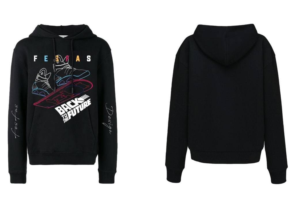 Áo hoodie FesFas in hình thể thao giày