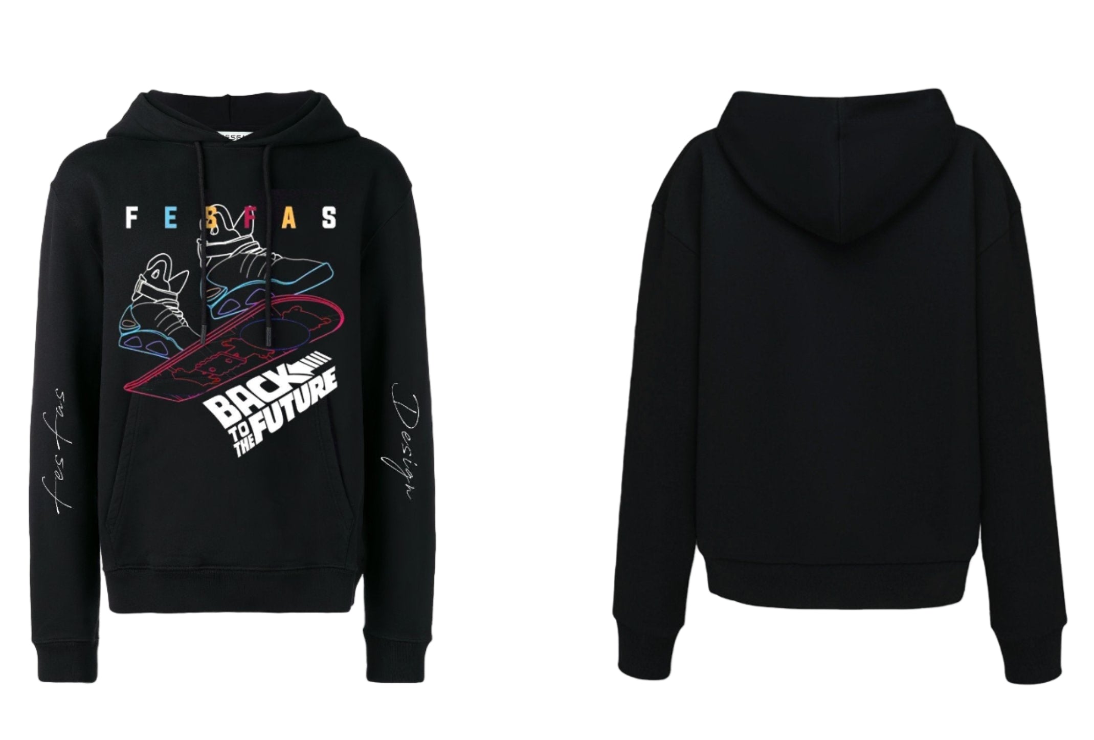 Áo hoodie FesFas in hình thể thao giày