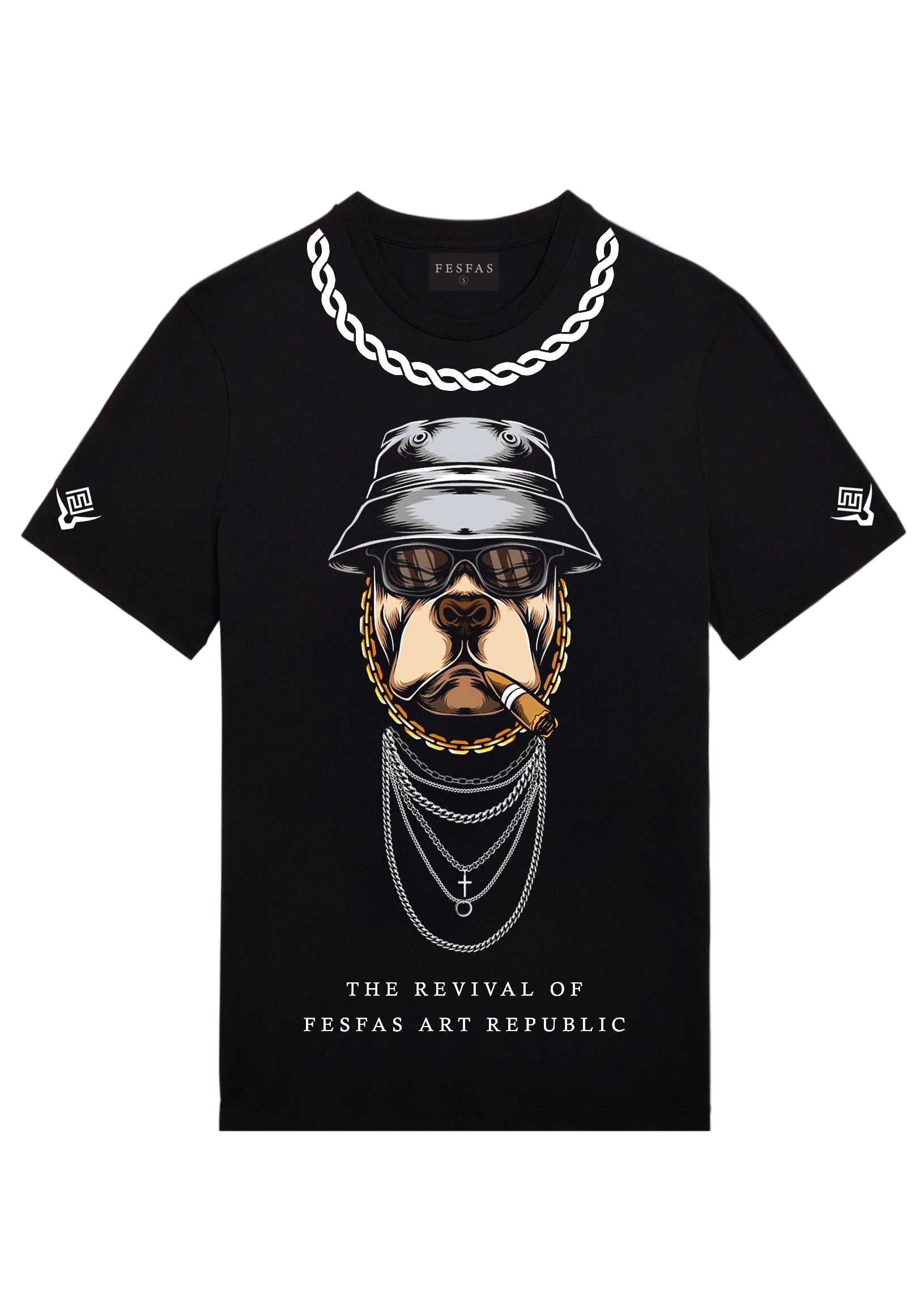 Áo thun FesFas in hình chó Pug