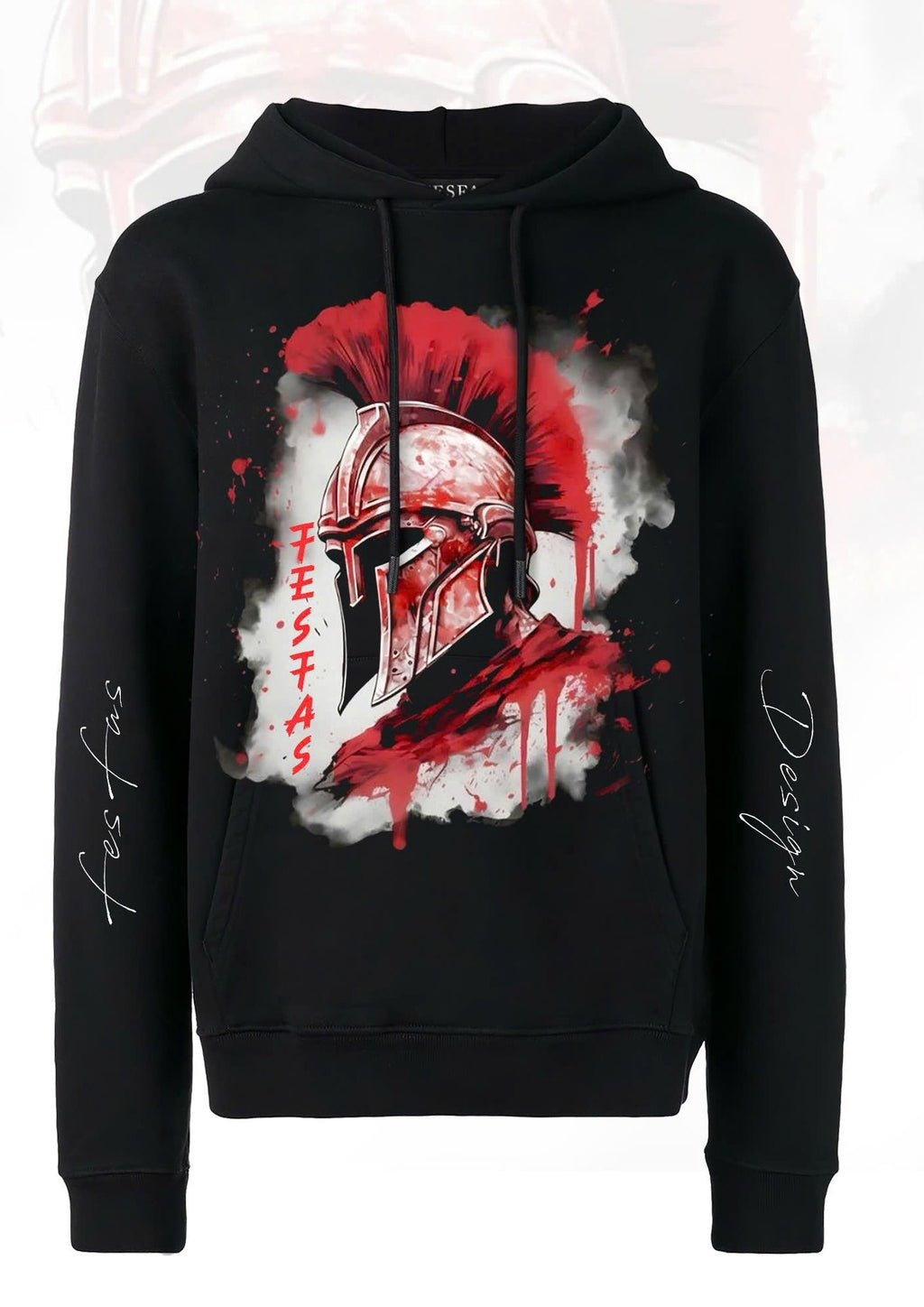 Áo hoodie FesFas in hình chiến binh
