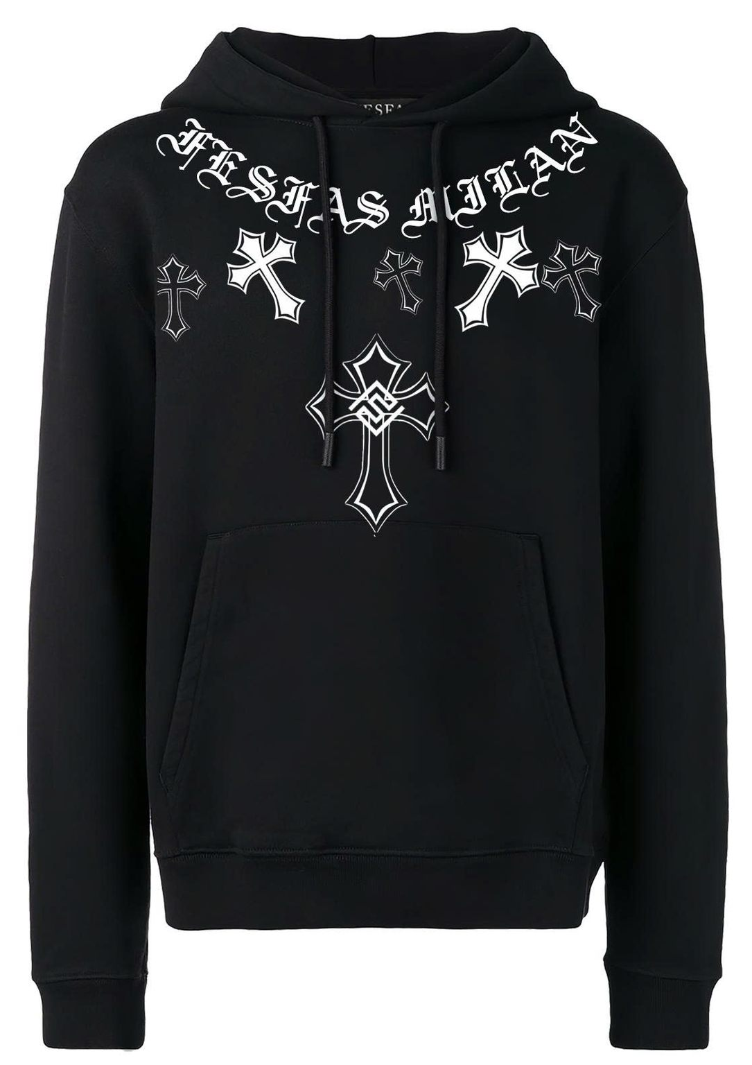 Bộ hoodie FesFas in hình thánh giá