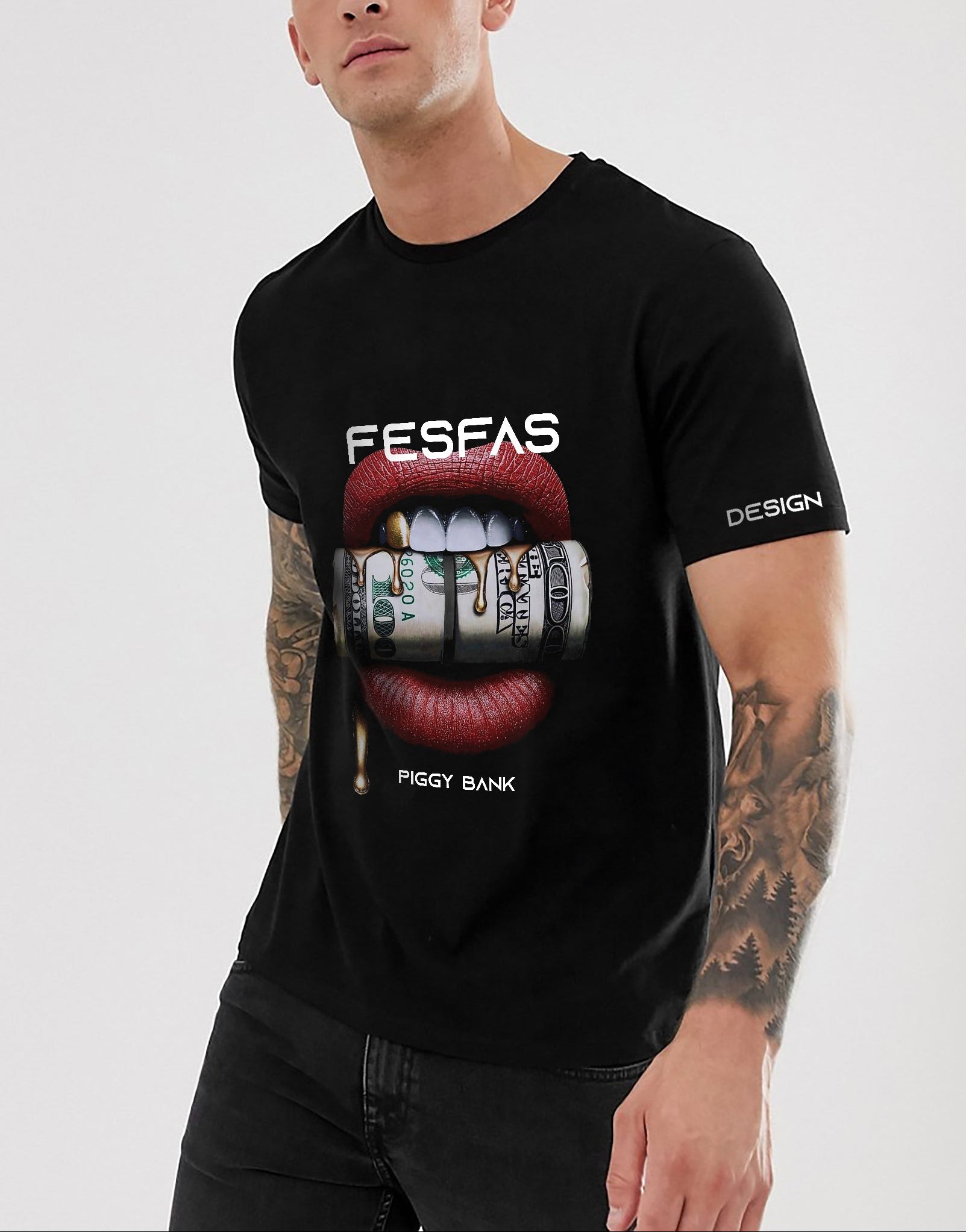 Áo thun FesFas in hình lips