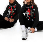 Bộ hoodie FesFas in hình thánh giá