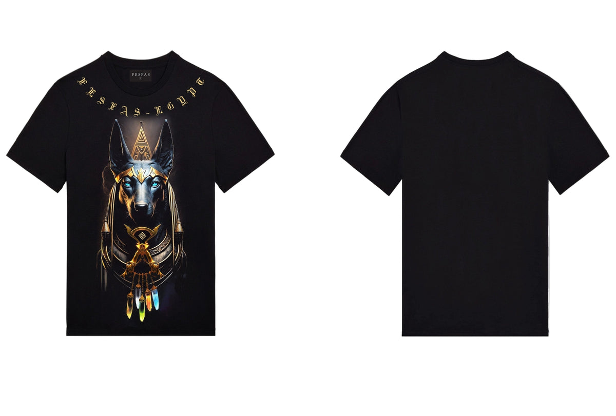 Áo thun FesFas in hình anubis