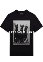 Áo thun FesFas in hình chó Doberman