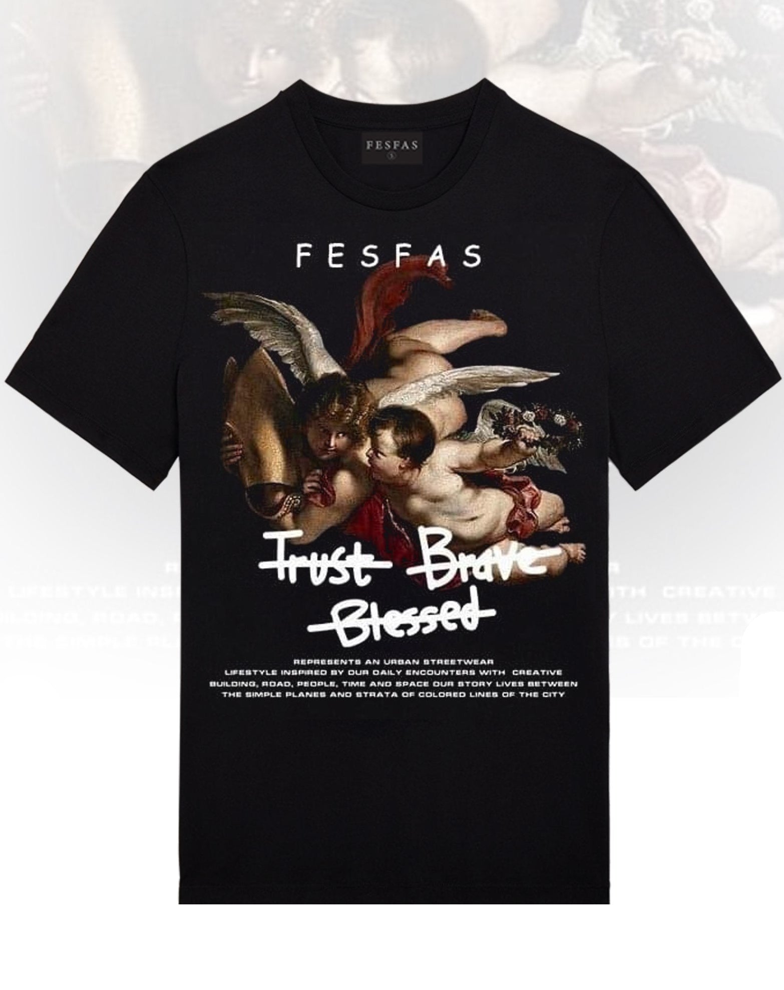 Áo thun FesFas in hình thiên thần