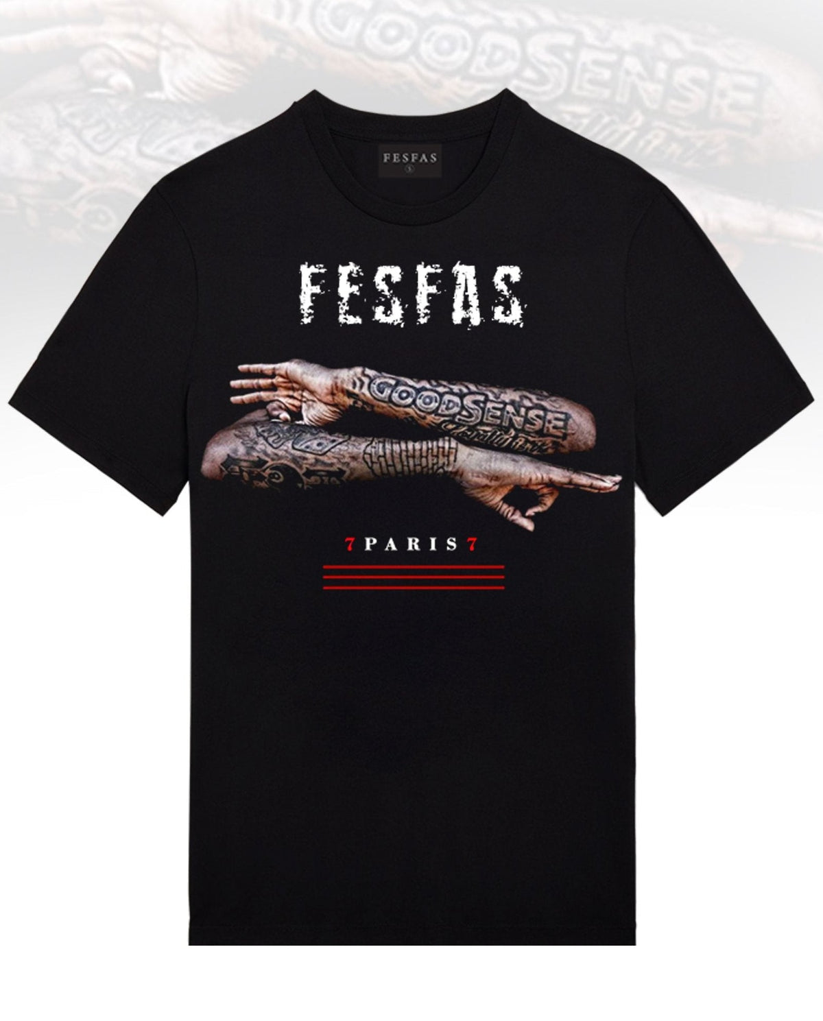 Áo thun FesFas in hình hình xăm