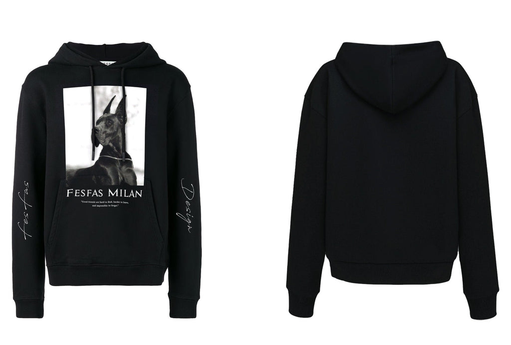 Áo hoodie FesFas in hình chú chó cá tính