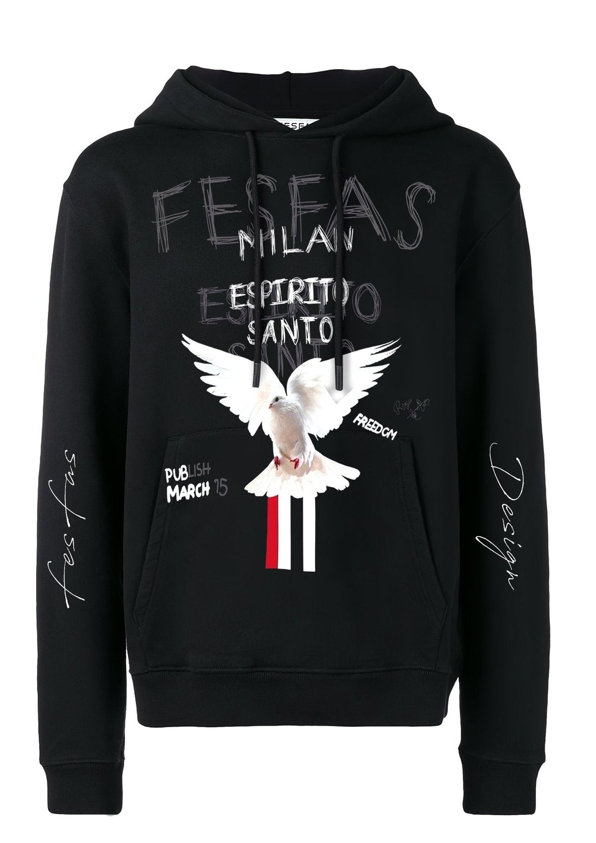 Áo hoodie FesFas in hình bồ câu