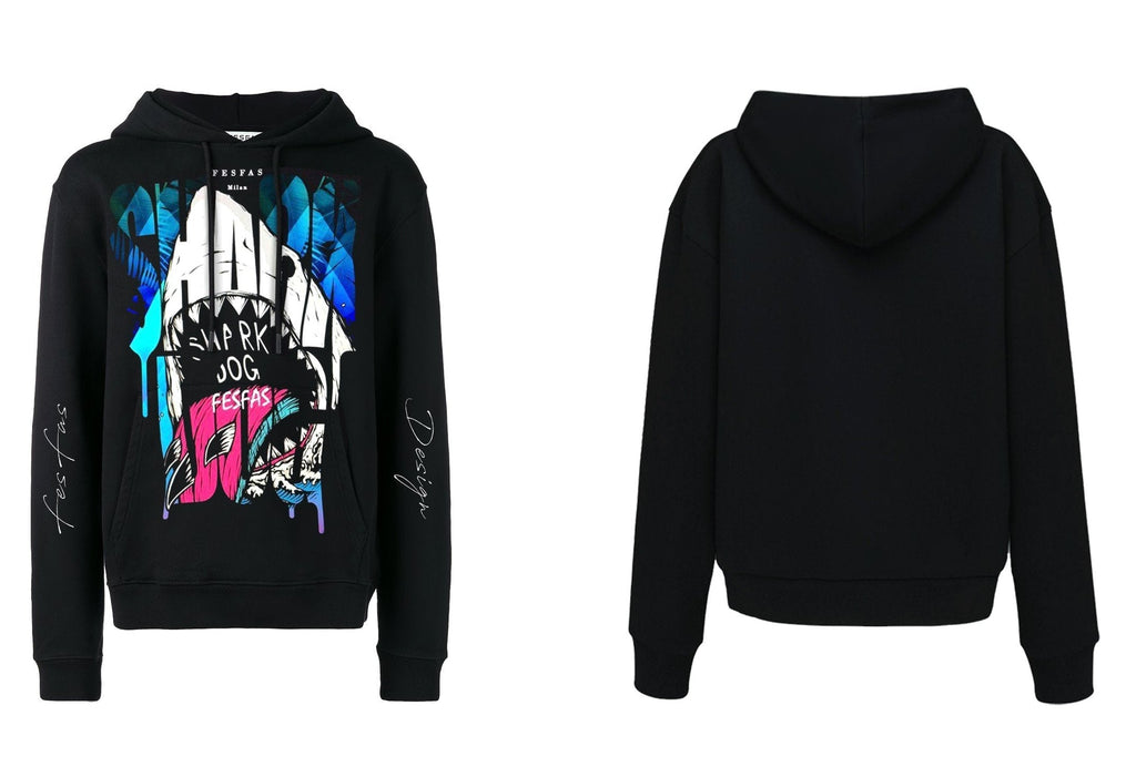 Áo hoodie FesFas in hình the cá mập